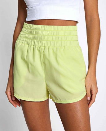 Bronte Running Short - Lime Green