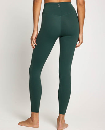 Chloe Cloud-Core Legging - Deep Green