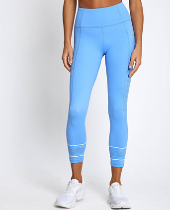 Emma 7/8 Legging - Azure Blue