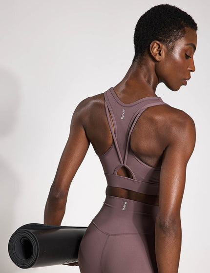 Lilybod Frankie Cloud-Core Sports Bra - Grapeimage1- The Sports Edit