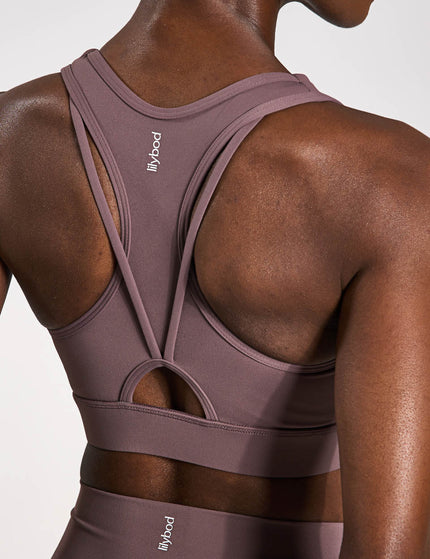 Lilybod Frankie Cloud-Core Sports Bra - Grapeimage3- The Sports Edit