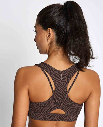 Frankie Cloud-Core Sports Bra Printed - Mousse