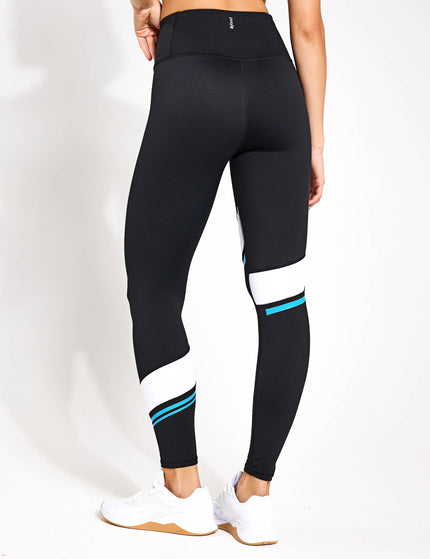 Lilybod Hannah Full Length Legging - Black/Bright Blueimage5- The Sports Edit