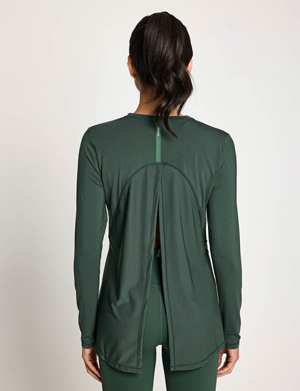 Lilybod Kendall Long Sleeve Top - Deep Greenimages2- The Sports Edit