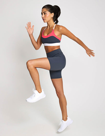 Lilybod The Limitless Shorts Set - Charcoal/Coralimage2- The Sports Edit