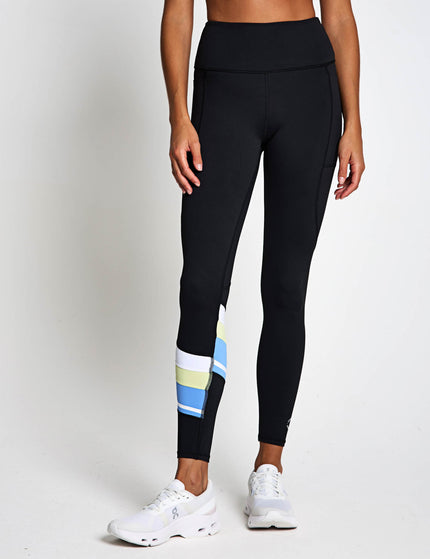 Lilybod Limitless Legging - Black/Azure/Limeimages3- The Sports Edit