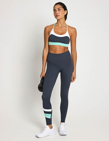 Lilybod Limitless Legging - Charcoal/Tealimage5- The Sports Edit