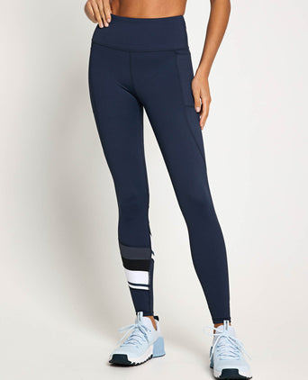 No Limits Legging - Navy Blue