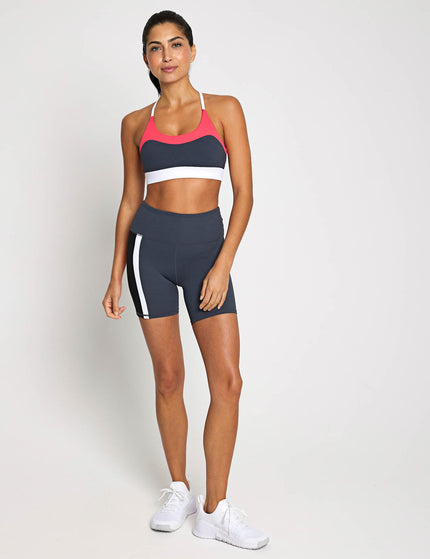Lilybod Limitless Sports Bra - Charcoal/Coralimages4- The Sports Edit