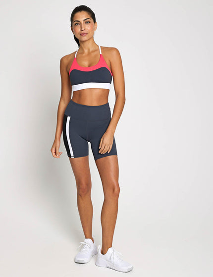 Lilybod The Limitless Shorts Set - Charcoal/Coralimage1- The Sports Edit