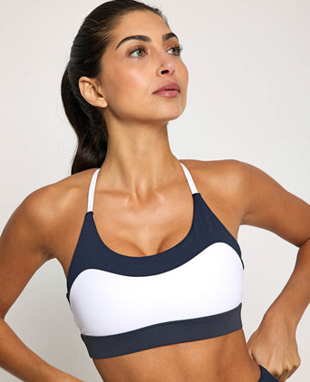No Limits Sports Bra - Navy Blue