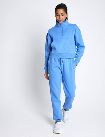 Lilybod Millie Slim Fleece Track Pant - Azure Blueimages4- The Sports Edit