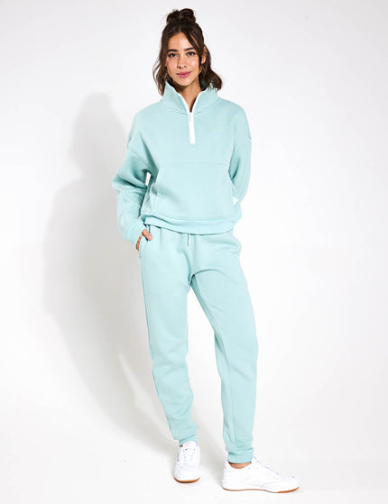 Lilybod Millie Slim Fleece Track Pant - Sage Greenimage4- The Sports Edit