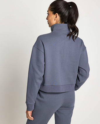 Rihanna Stripe Sweat - Charcoal