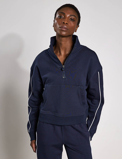 Lilybod Rihanna Sweat - Navy Blue/White Pipingimage1- The Sports Edit