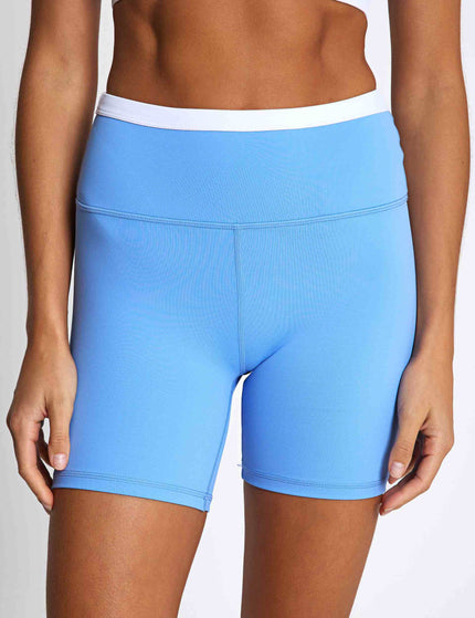 Lilybod Sara 5" Bike Short - Azure Blueimages1- The Sports Edit