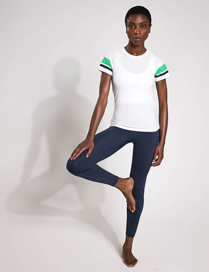 Lilybod Willow Tee - White/Greenimage4- The Sports Edit