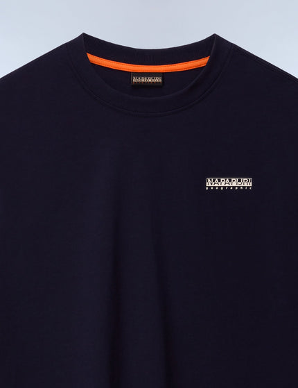 Napapijri Small Box Short Sleeve T-Shirt - Blue Marineimages4- The Sports Edit