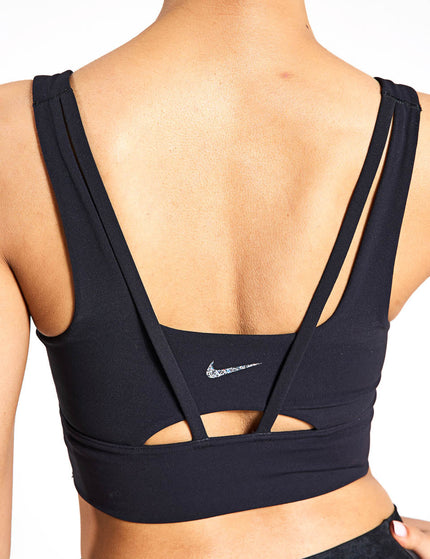 Nike Alate Ellipse Longline Sports Bra - Black/Sailimage4- The Sports Edit