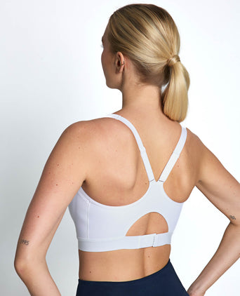 NB Essential Run Bra - White