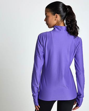 Sport Essentials Space Dye 1/4 Zip - Electric Purple