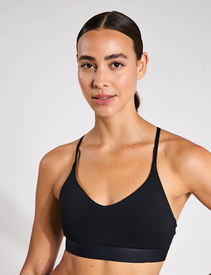 Nike Indy Light Support Sports Bra - Blackimage1- The Sports Edit