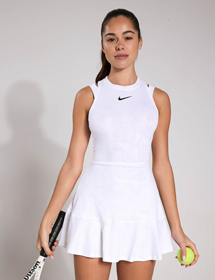 Nike NikeCourt Slam Dri-FIT Tennis Dress - White/Blackimage7- The Sports Edit