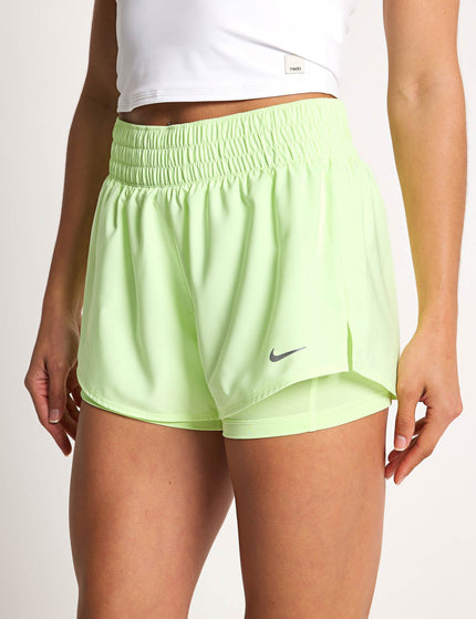 Nike One Dri-FIT Mid-Rise 3" 2-in-1 Shorts - Barely Volt/Reflective Silverimage1- The Sports Edit