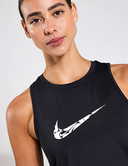 Nike One Graphic Running Tank Top - Black/Whiteimage3- The Sports Edit