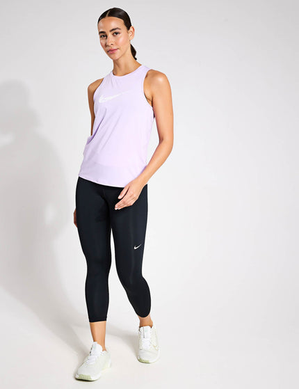 Nike One Graphic Running Tank Top - Lilac Bloom/Whiteimage4- The Sports Edit