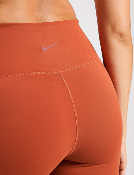 Nike One High Waisted 5" Biker Shorts - Burnt Sunrise/Blackimage3- The Sports Edit