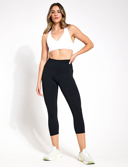 Nike One High Waisted Crop Leggings - Blackimage4- The Sports Edit