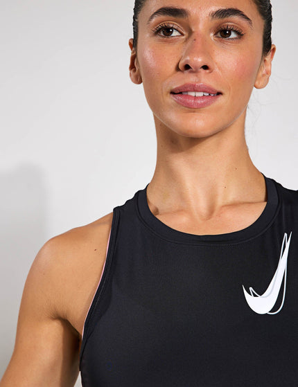 Nike One Swoosh Dri-FIT Running Tank Top - Blackimage3- The Sports Edit