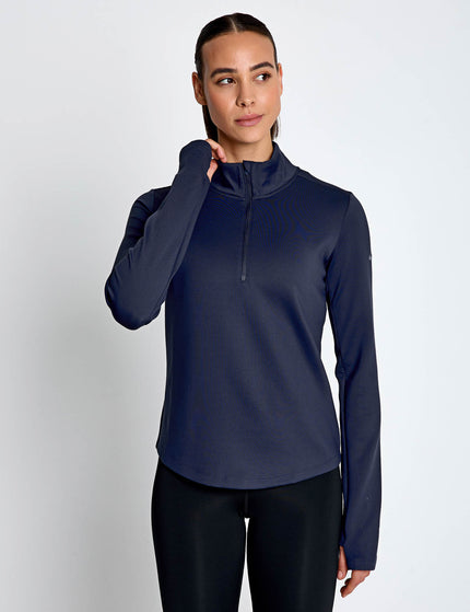 Nike One Therma-FIT 1/2-Zip Mid Layer - Midnight Navyimages1- The Sports Edit