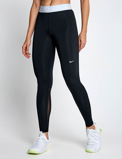 Nike Pro Leggings - Black/Celestine Blue/Whiteimages3- The Sports Edit