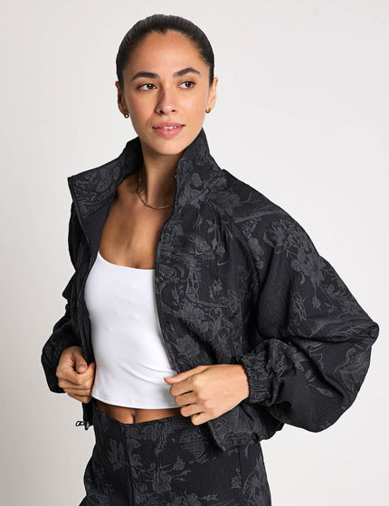 Nike Sportswear Collection Jacquard Track Jacket - Black/Anthraciteimage1- The Sports Edit