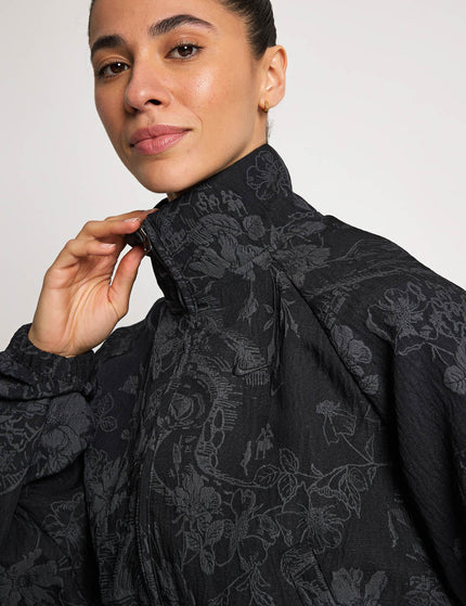 Nike Sportswear Collection Jacquard Track Jacket - Black/Anthraciteimage3- The Sports Edit