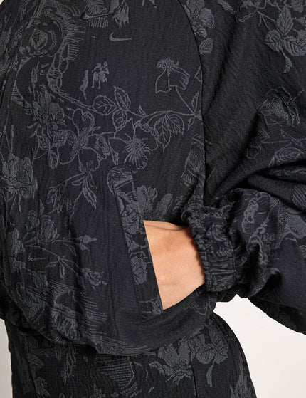 Nike Sportswear Collection Jacquard Track Jacket - Black/Anthraciteimage4- The Sports Edit