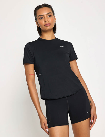 Nike Swift Dri-FIT Short-Sleeve Running Top - Black/Reflective Silverimages3- The Sports Edit