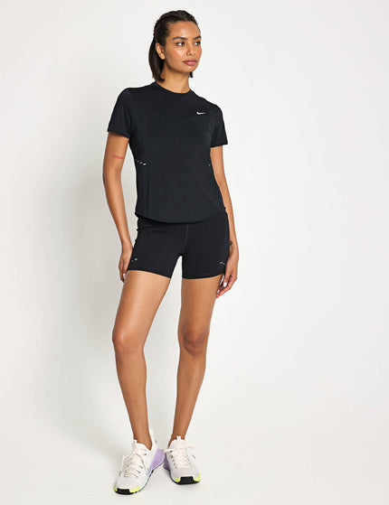 Nike Swift Dri-FIT Short-Sleeve Running Top - Black/Reflective Silverimages5- The Sports Edit