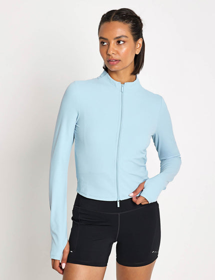 Nike Zenvy Full-Zip Long-Sleeve Top - Light Armory Blue/Cool Greyimage1- The Sports Edit