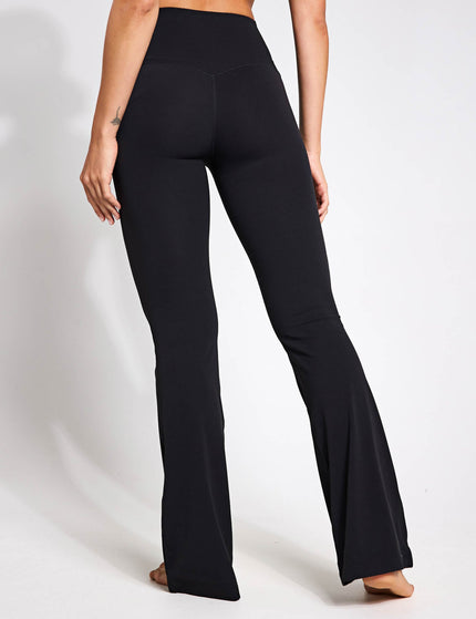 Nike Zenvy High Waisted Flared Leggings - Blackimage2- The Sports Edit