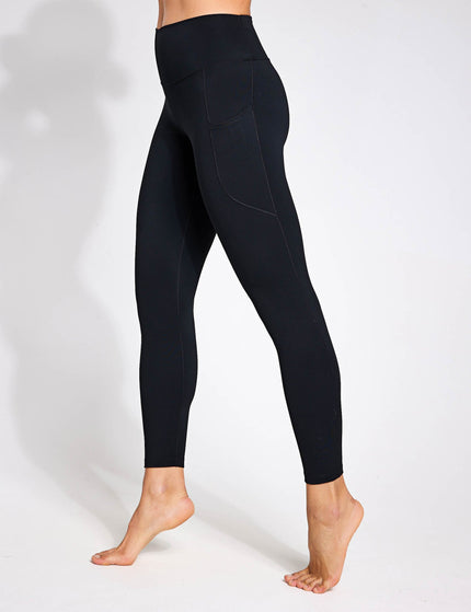 Nike One High Waisted 7/8 Leggings with Pockets - Blackimage1- The Sports Edit