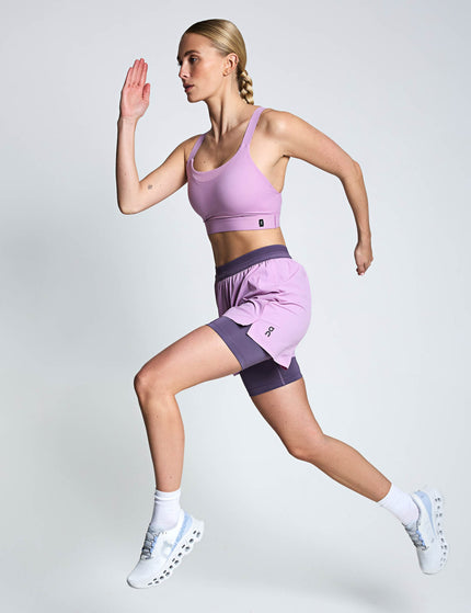 ON Running 3" Performance 2-in-1 Shorts - Sakura/Dewberryimages6- The Sports Edit