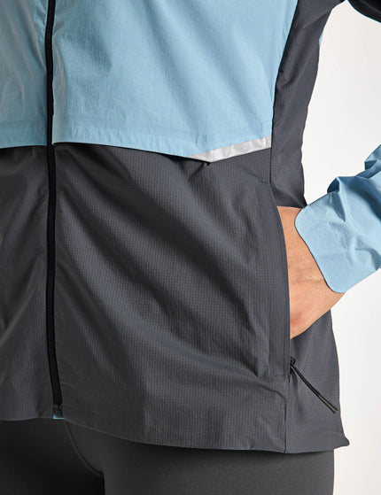 ON Running Core Jacket - Chambray/Eclipseimage3- The Sports Edit