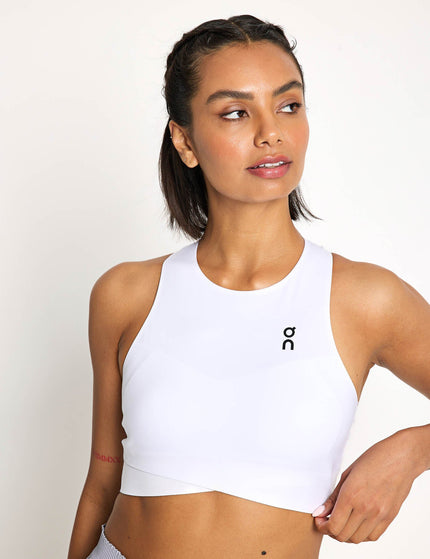 ON Running Court Crop Top - Whiteimage3- The Sports Edit