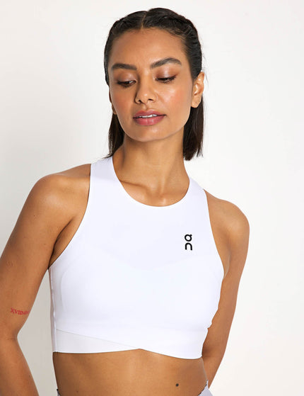 ON Running Court Crop Top - Whiteimage1- The Sports Edit