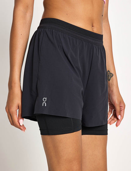 ON Running 3" Performance 2-in-1 Shorts - Blackimage1- The Sports Edit