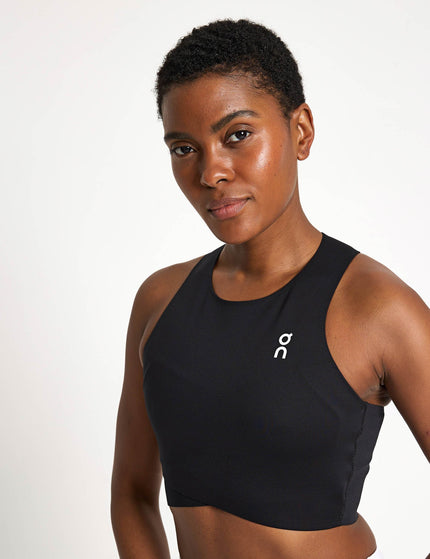 ON Running Court Crop Top - Blackimage1- The Sports Edit