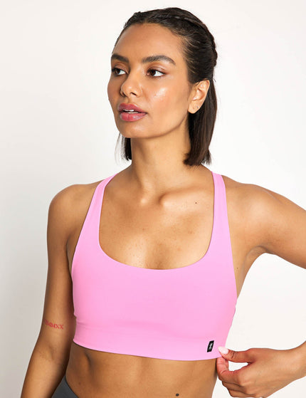ON Running Studio Bra - Raspberryimage1- The Sports Edit